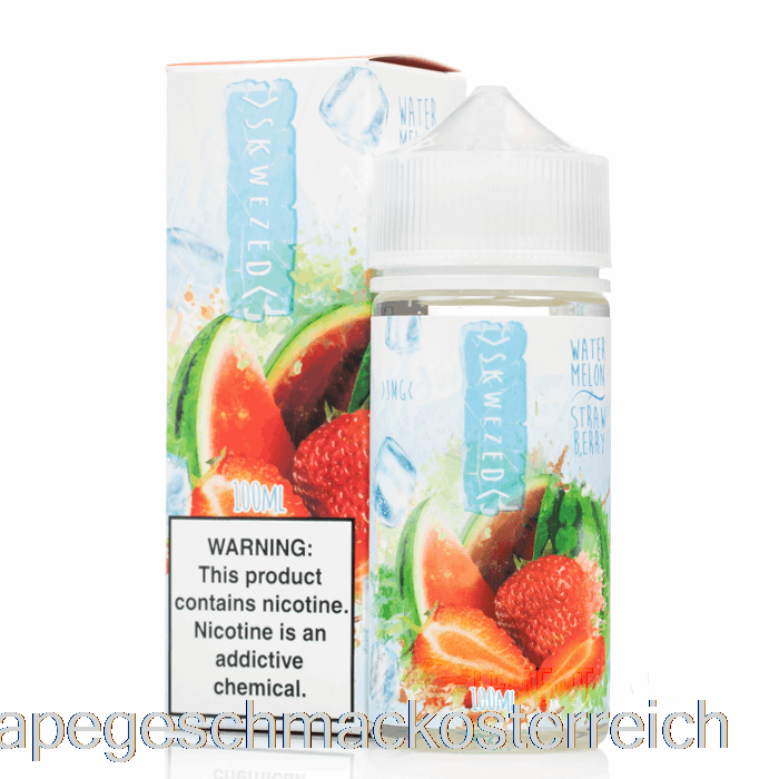 Eiswassermelone Erdbeere - Skwezed - 100ml 3mg Vape-Geschmack